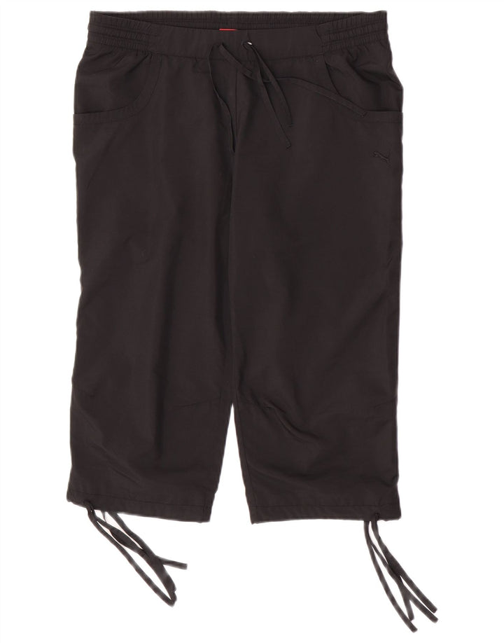 Puma Womens Bermuda Sport Shorts UK 12 Medium Black