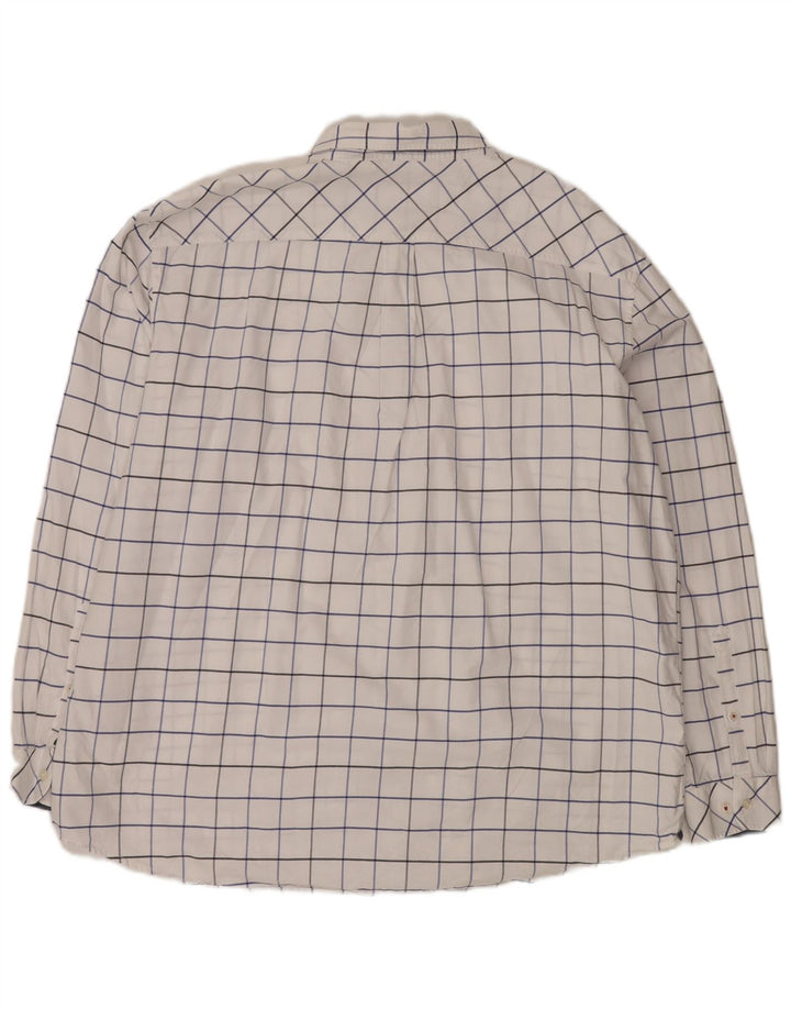 Joules Mens Classic Fit Shirt 3XL White Check Cotton