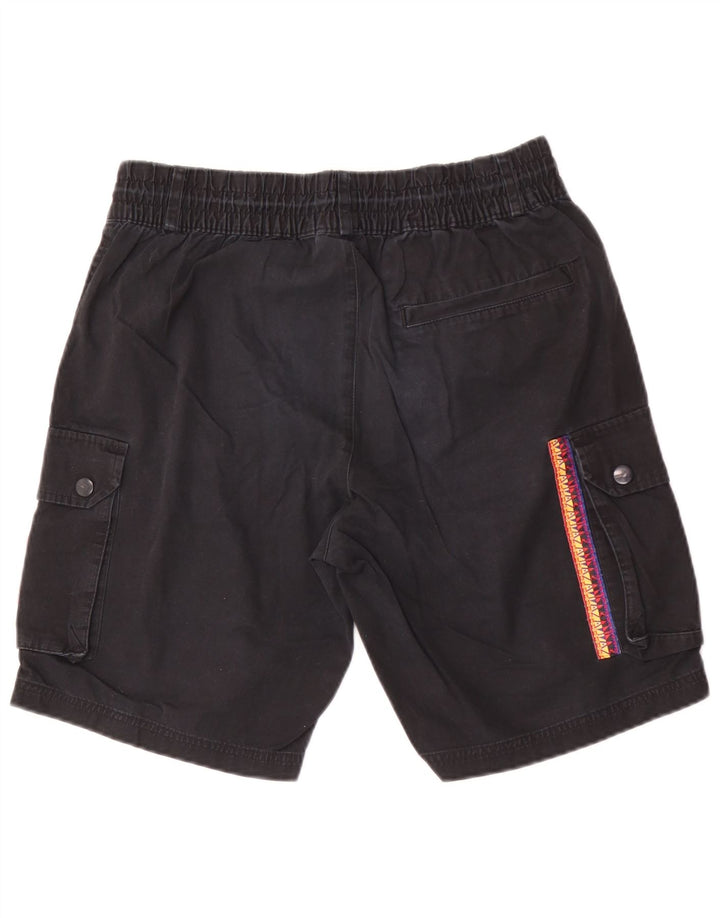 Adidas Mens Cargo Shorts Medium W30 Black Cotton