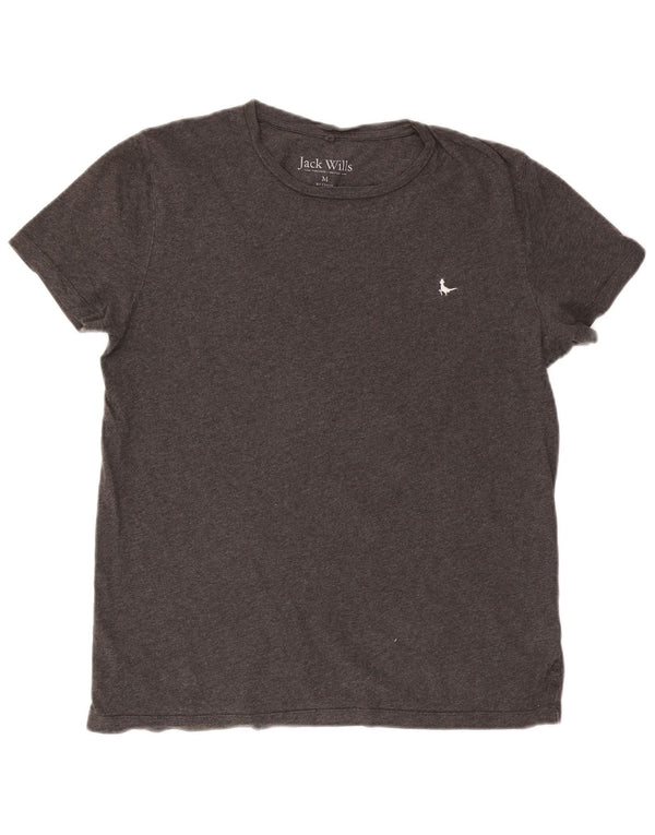 Jack Wills Mens T-Shirt Top Medium Grey Cotton