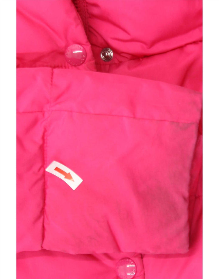 Gap Girls Padded Jacket 13-14 Years 2XL Pink Polyester