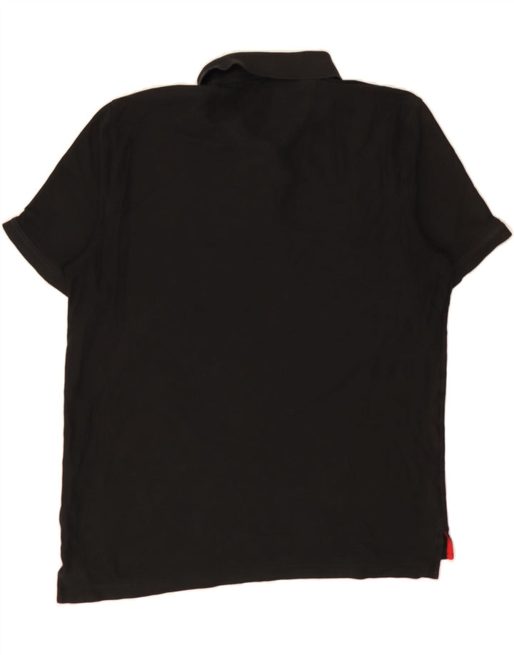IZOD Mens Polo Shirt Large Black Cotton Vintage Izod and Second-Hand Izod from Messina Hembry 