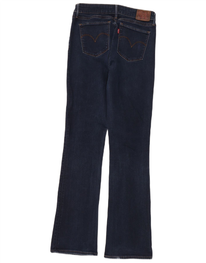Levi's Womens 715 Bootcut Jeans W30 L32 Navy Blue Cotton