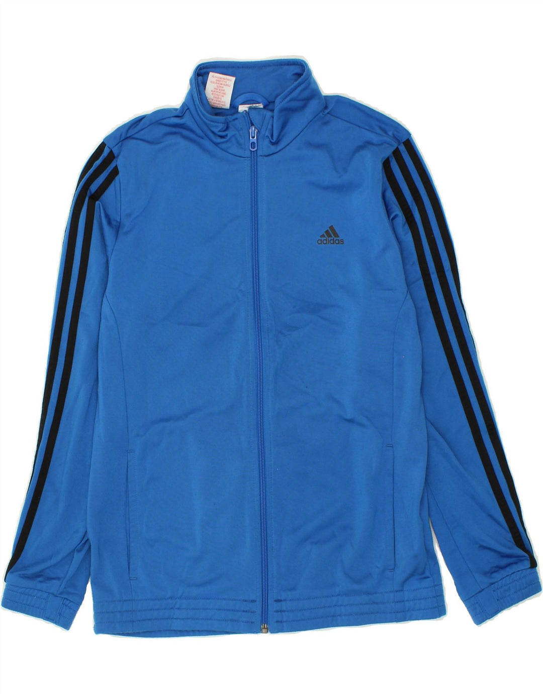 ADIDAS Boys Tracksuit Top Jacket 13-14 Years Blue Vintage Adidas and Second-Hand Adidas from Messina Hembry 