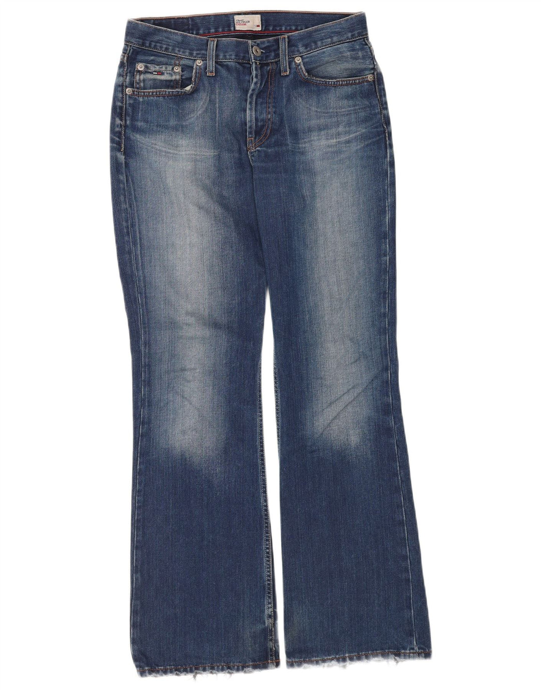Tommy Hilfiger Womens Flared Jeans W29 L32 Blue Cotton