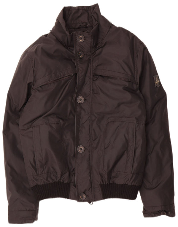 Refrigiwear Mens Padded Bomber Jacket UK 40 Large Black Nylon