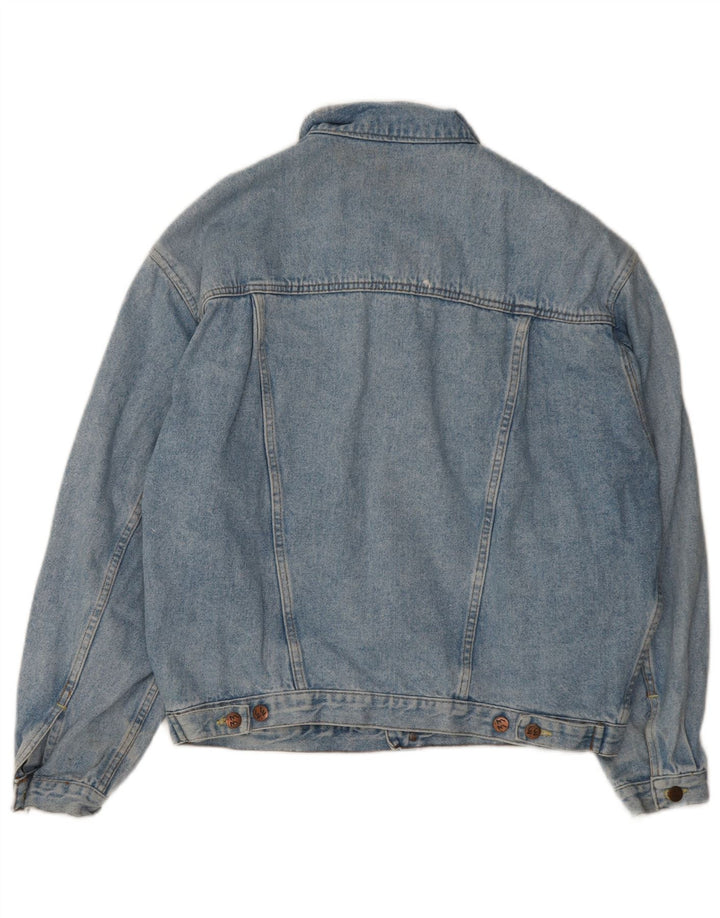 Vintage Mens Denim Jacket UK 40 Large Blue