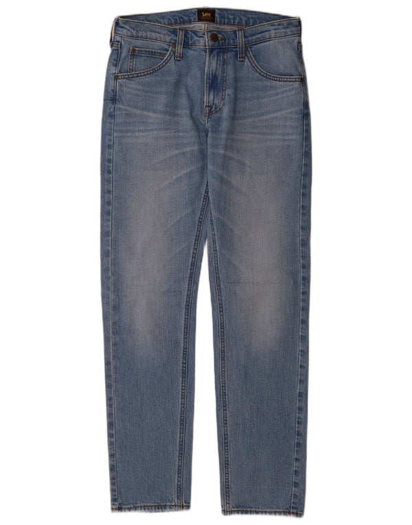 Lee Womens Daren Zip Fly Straight Jeans W29 L32 Blue Cotton