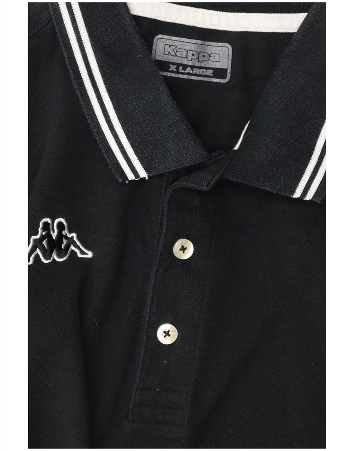 Kappa Mens Polo Shirt XL Black