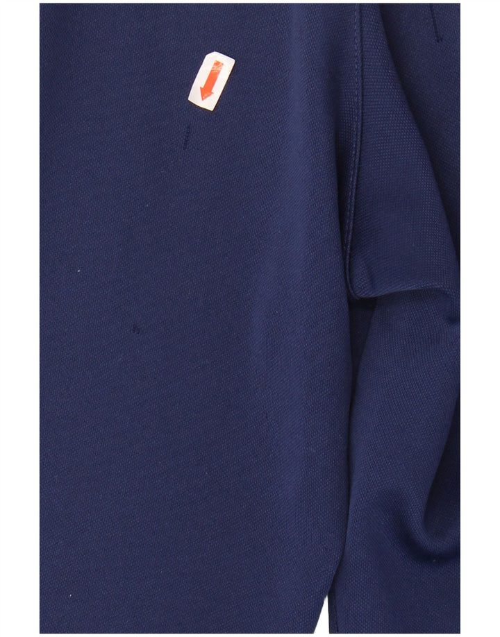 ADIDAS Mens Tracksuit Trousers Small  Navy Blue Colourblock Polyester