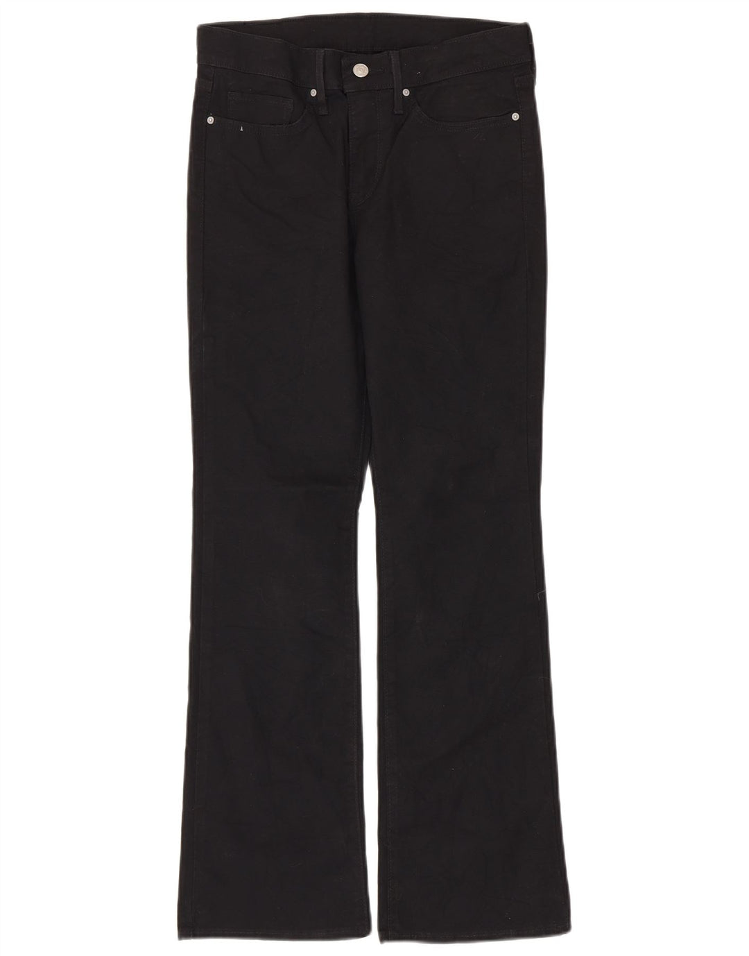 Levi's Womens Bootcut Jeans W28 L30 Black Cotton