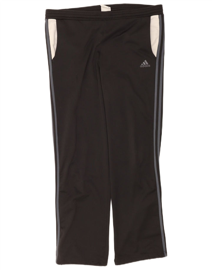 Adidas Mens Tracksuit Trousers UK 38/40 Medium Black Polyester