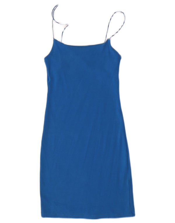 Zara Womens Sundress UK 12 Medium Blue