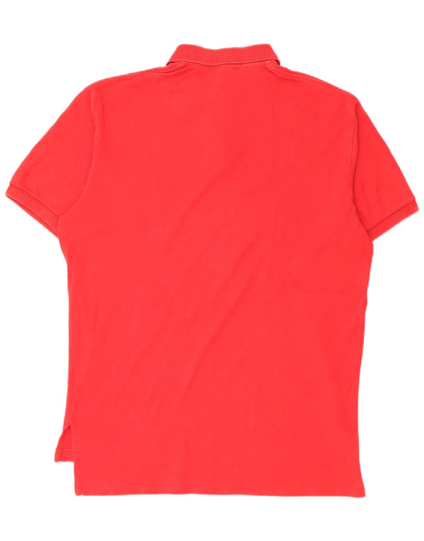 Polo Ralph Lauren Mens Polo Shirt Medium Red Cotton