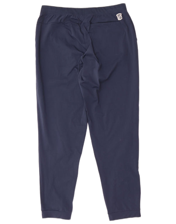 Marina Militare Womens Tracksuit Trousers Joggers UK 14 Large Navy Blue