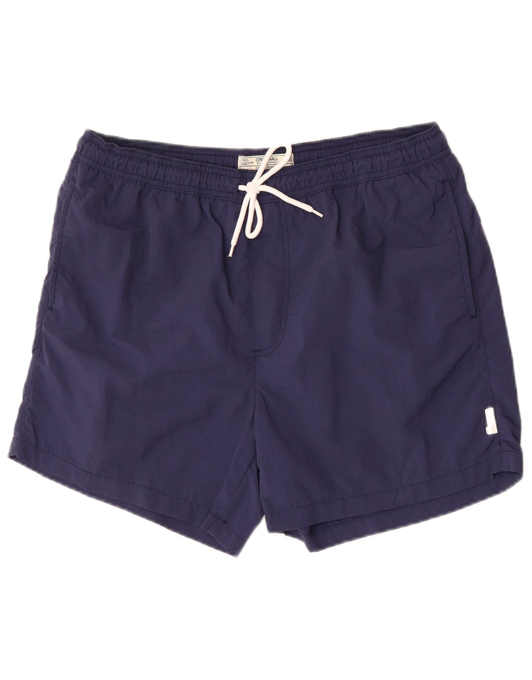 Jack & Jones Mens Swimming Shorts Medium Navy Blue Nylon