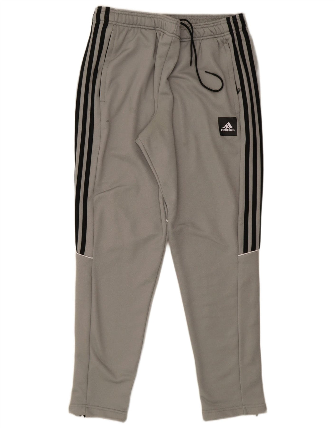 Adidas Mens Aeroready Tracksuit Trousers Large Grey Polyester