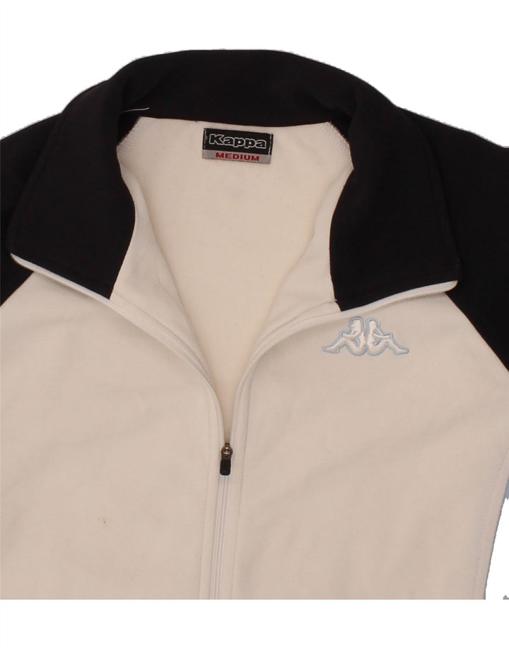 KAPPA Womens Tracksuit Top Jacket UK 14 Medium Multicoloured Colourblock Vintage Kappa and Second-Hand Kappa from Messina Hembry 