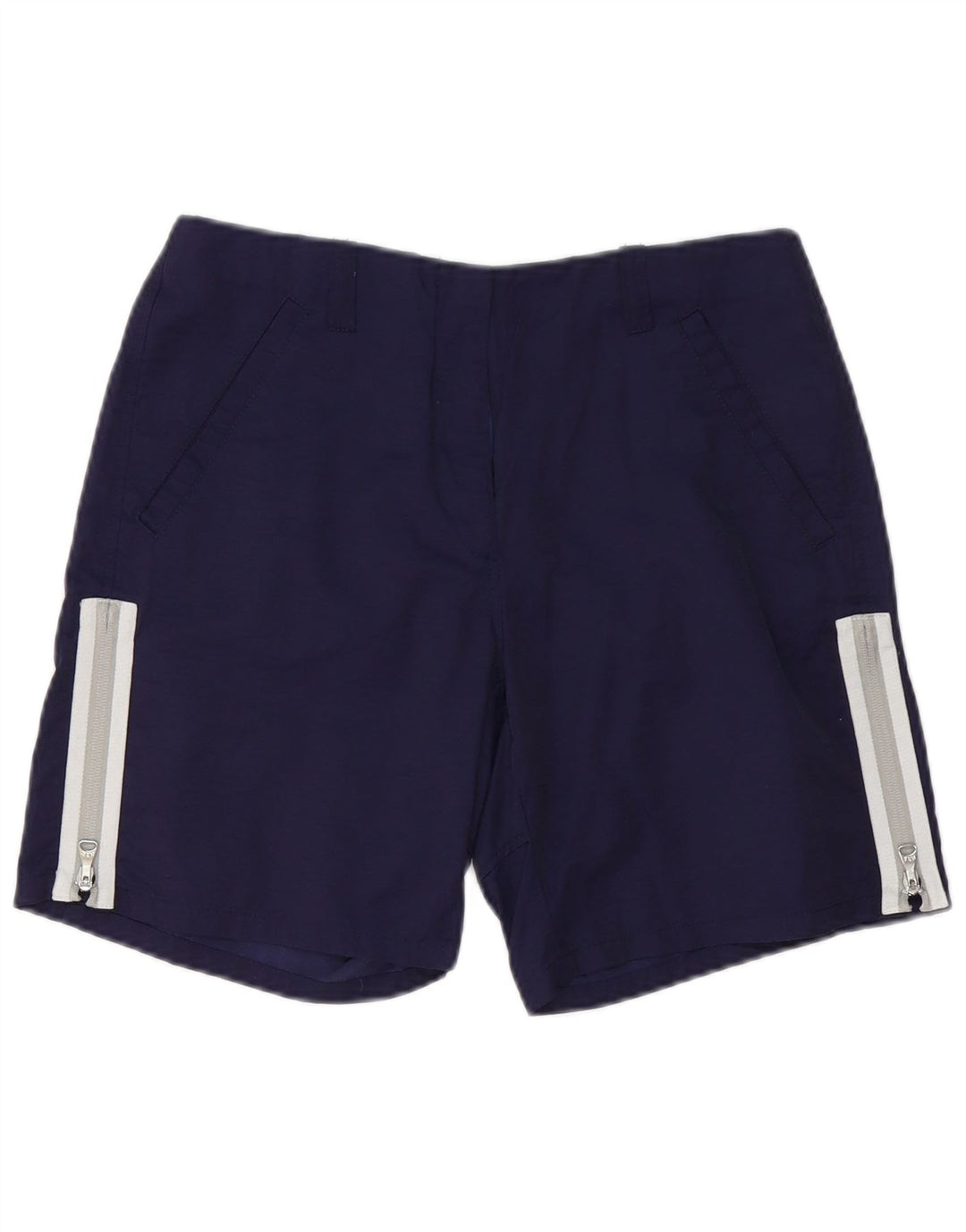 FILA Womens Chino Shorts IT 44 Medium W30 Navy Blue Cotton