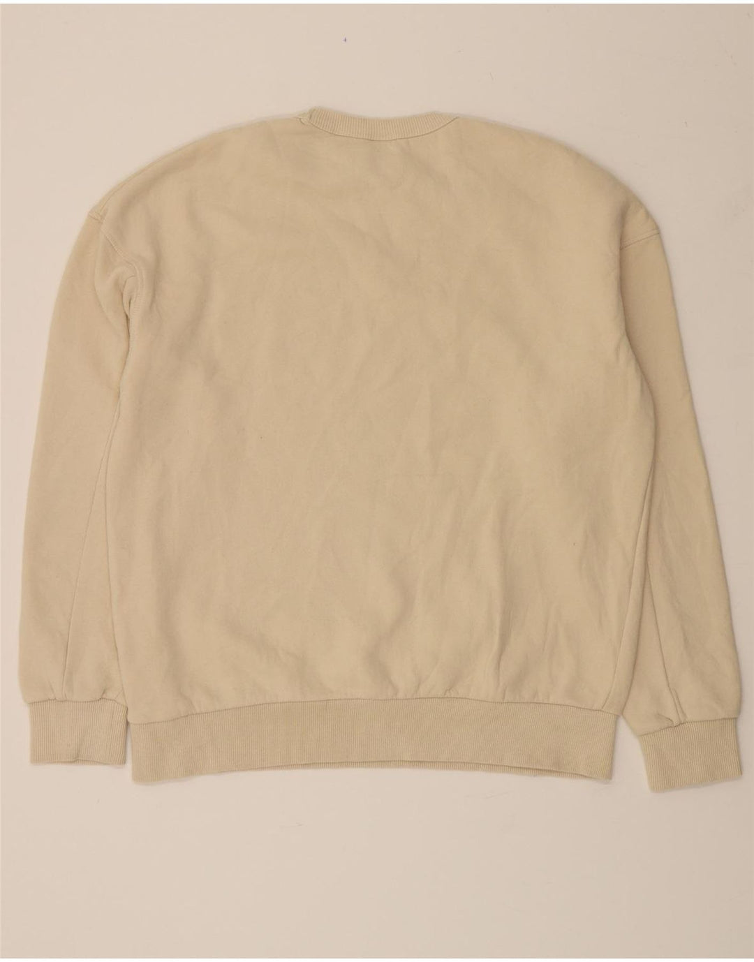 JACK & JONES Mens Sweatshirt Jumper XL Beige Cotton Vintage Jack & Jones and Second-Hand Jack & Jones from Messina Hembry 