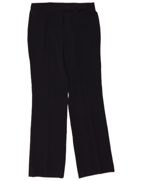 Marks & Spencer Womens Suit Trousers UK 12 Medium W32 L32 Navy Blue