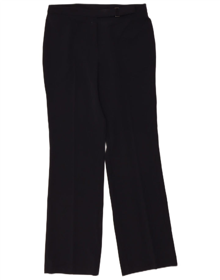 Marks & Spencer Womens Suit Trousers UK 12 Medium W32 L32 Navy Blue