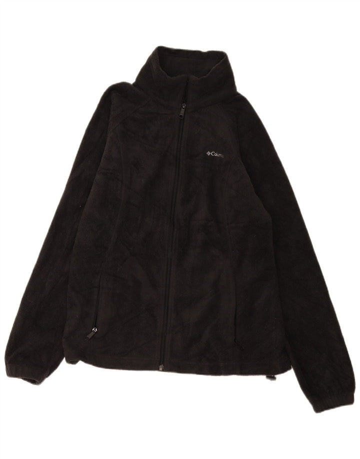 Columbia Womens Fleece Jacket UK 40 Large Black Polyester