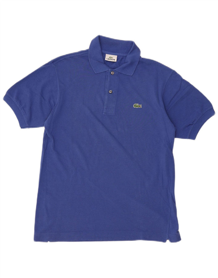 Lacoste Mens Polo Shirt Size 3 Small Blue Cotton