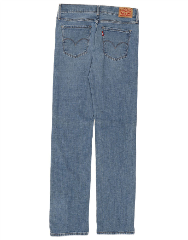 LEVI'S Womens 314 Shaping Straight Jeans W28 L30 Blue