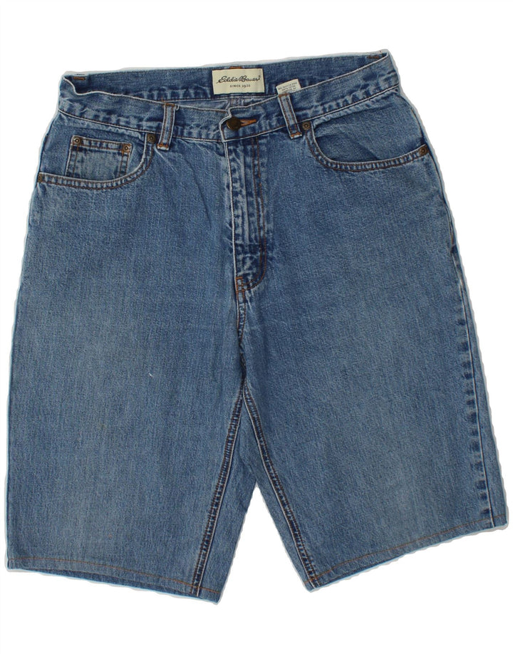 EDDIE BAUER Womens Denim Shorts US 8 Medium W30  Blue Cotton Vintage Eddie Bauer and Second-Hand Eddie Bauer from Messina Hembry 