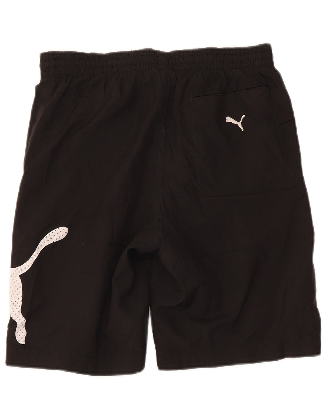 PUMA Mens Graphic Sport Shorts Small  Black