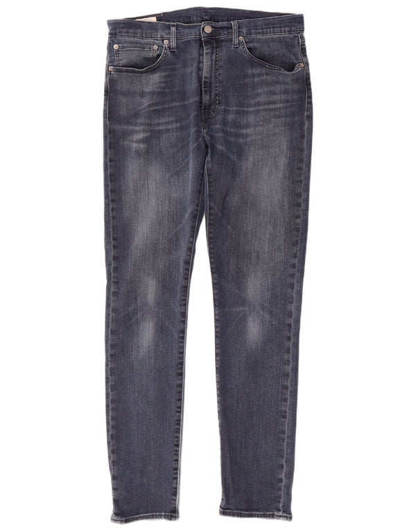 Levi's Mens 512 Slim Fit Tapered Jeans W34 L34 Blue Cotton