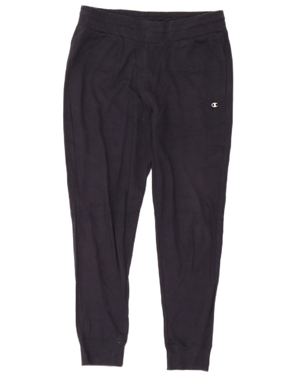 Champion Mens Tracksuit Trousers Joggers Large Navy Blue Cotton