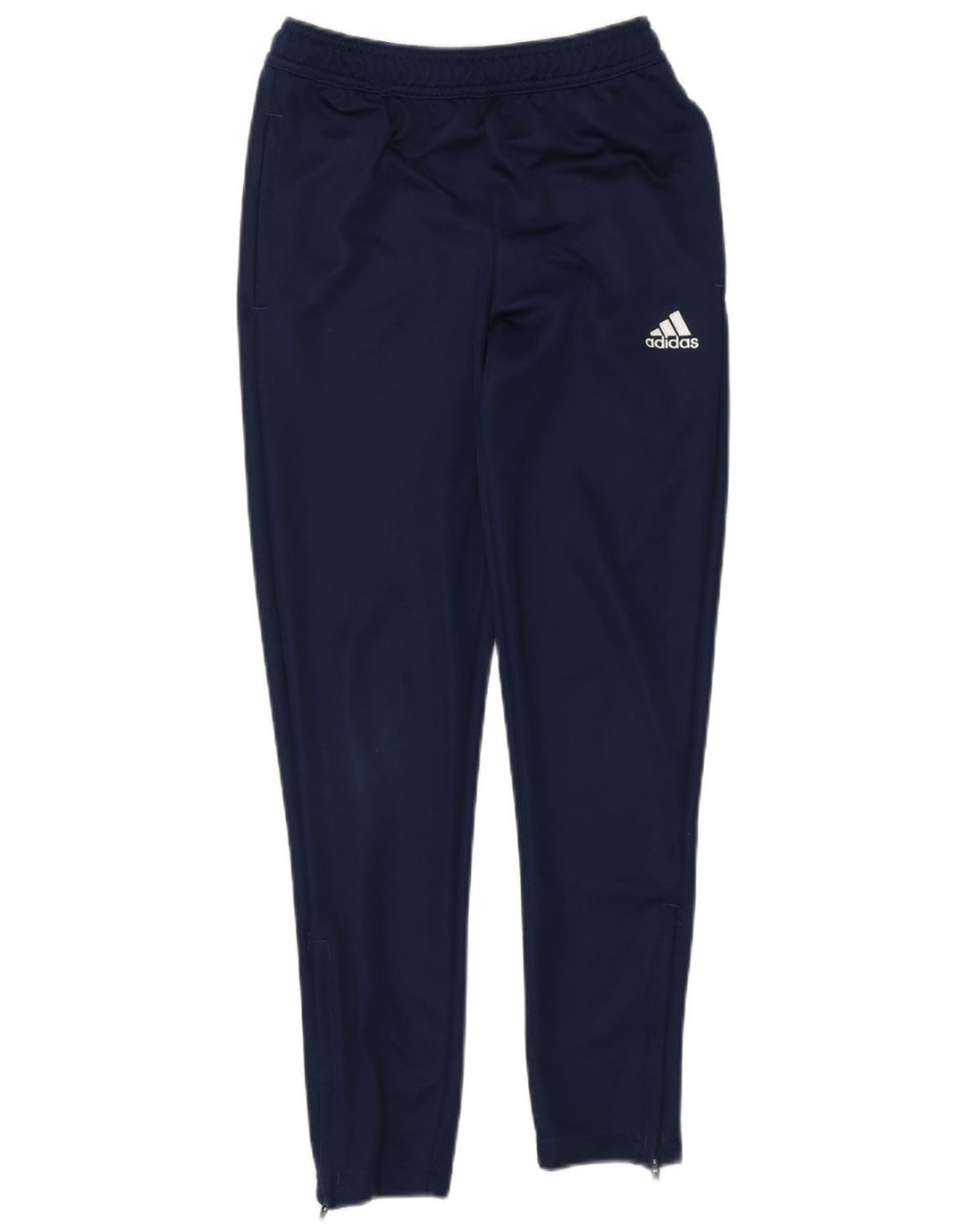 ADIDAS Boys Aeroready Tracksuit Trousers 11-12 Years  Navy Blue Polyester