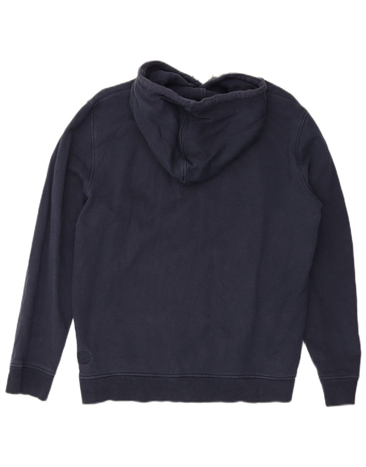 Fat Face Mens Hoodie Jumper Large Navy Blue Cotton