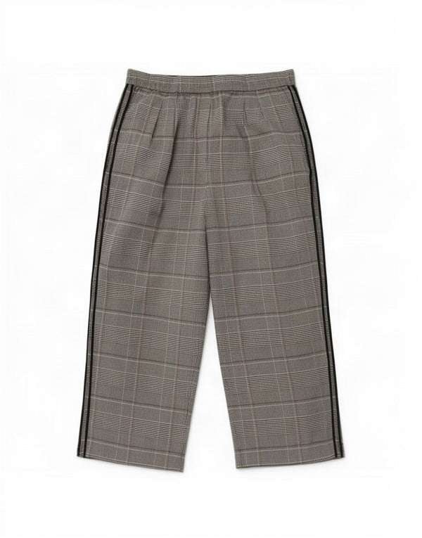 Marks & Spencer Womens Casual Trousers UK 20 2XL W40 L29 Black Houndstooth
