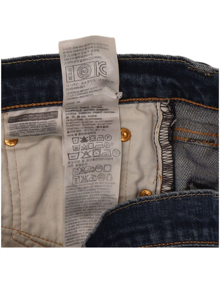Levi's Mens 511 Straight Jeans W32 L30 Blue Cotton