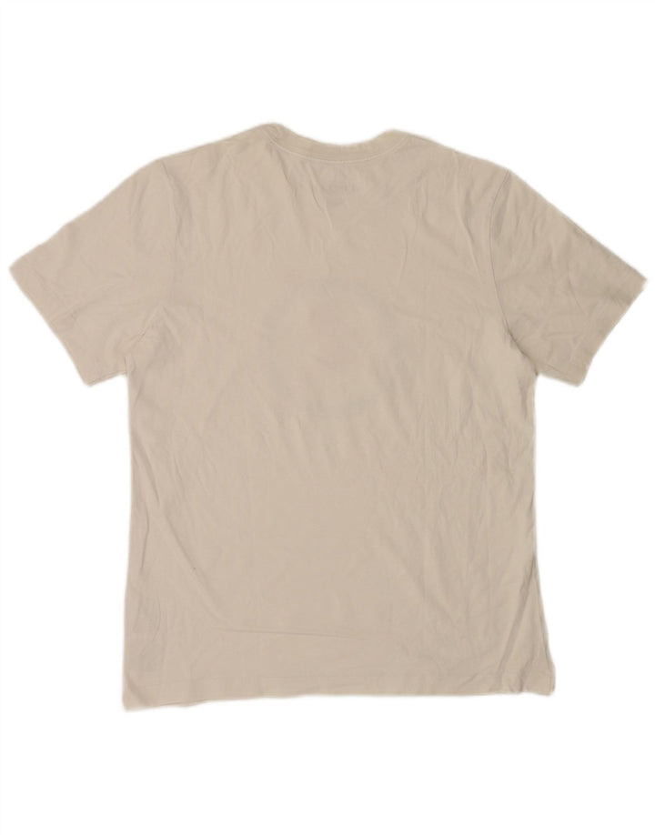 Jordan Mens Graphic T-Shirt Top Medium White Cotton