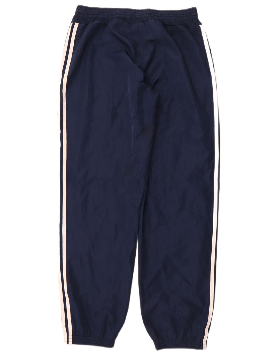 ADIDAS Womens Tracksuit Trousers Joggers Medium Navy Blue Polyester Sports