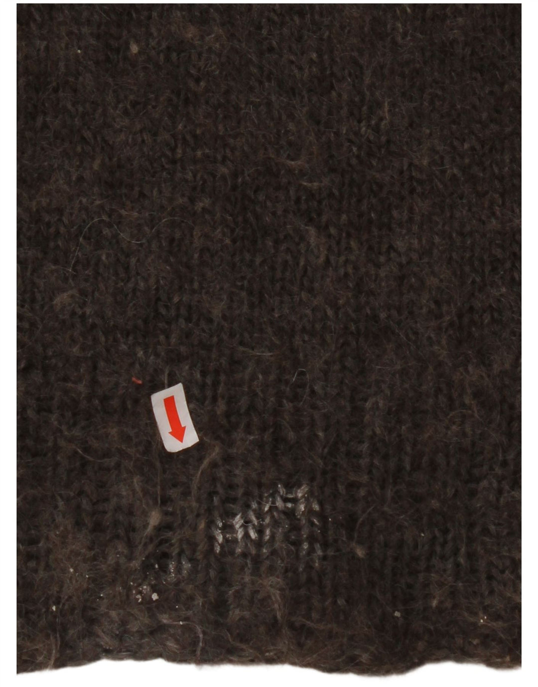 VINTAGE Mens Vest Tank Top Medium Brown Fair Isle