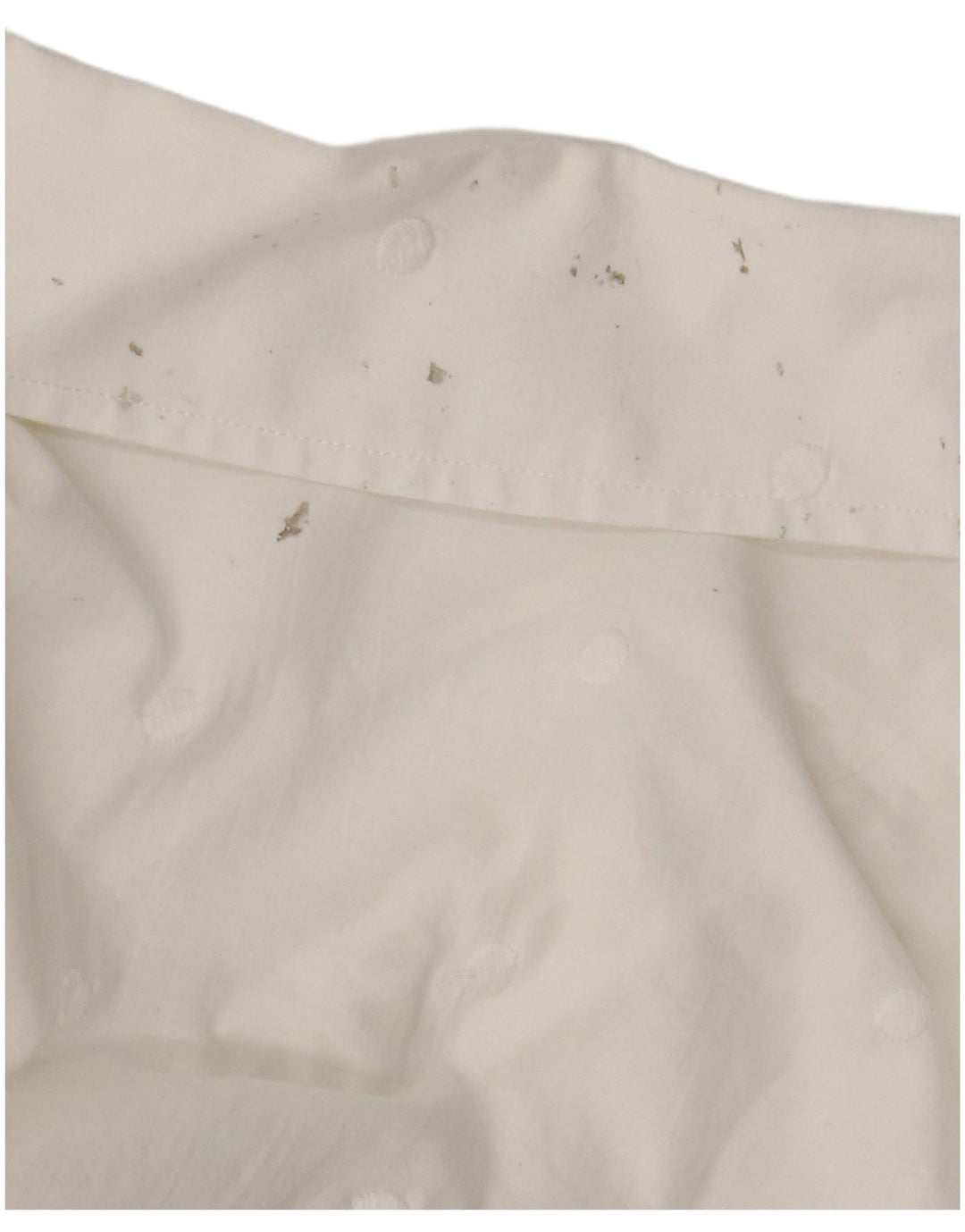 Naracamicie Womens Sleeveless Wrap Shirt Blouse UK 12 Medium White