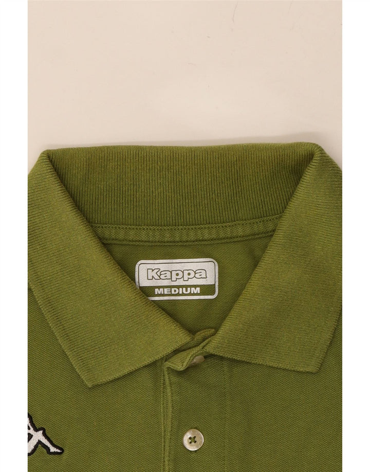 KAPPA Mens Polo Shirt Medium Green Vintage Kappa and Second-Hand Kappa from Messina Hembry 