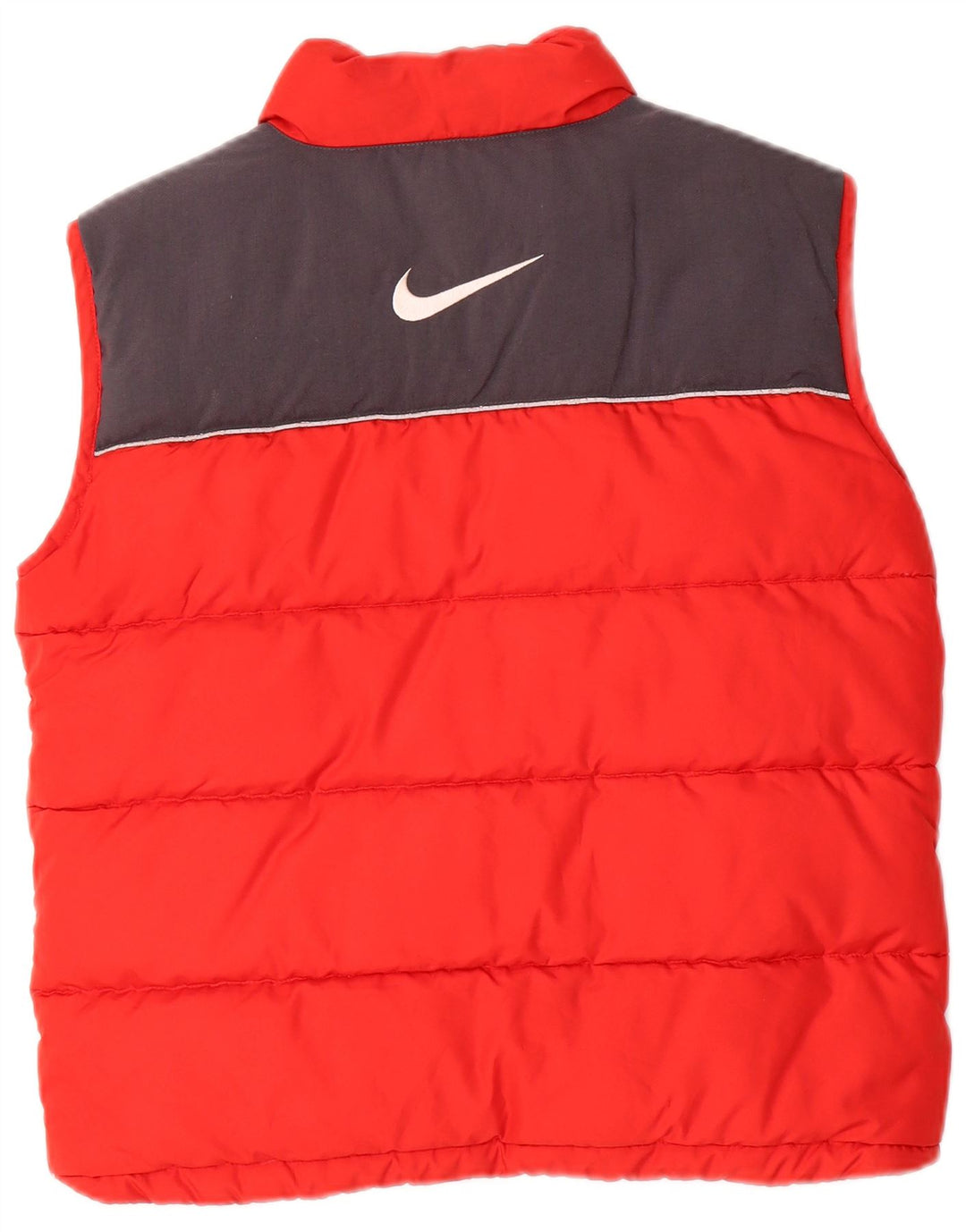 Nike Boys Graphic Padded Gilet 10-11 Years Medium Red Colourblock Polyester