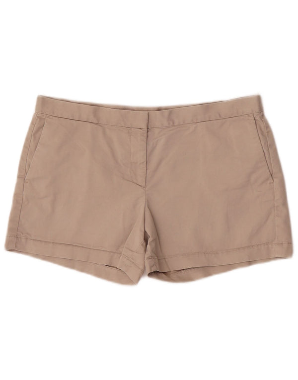 Armani Exchange Womens Low Waist Chino Shorts US 8 Medium W32 Beige Cotton