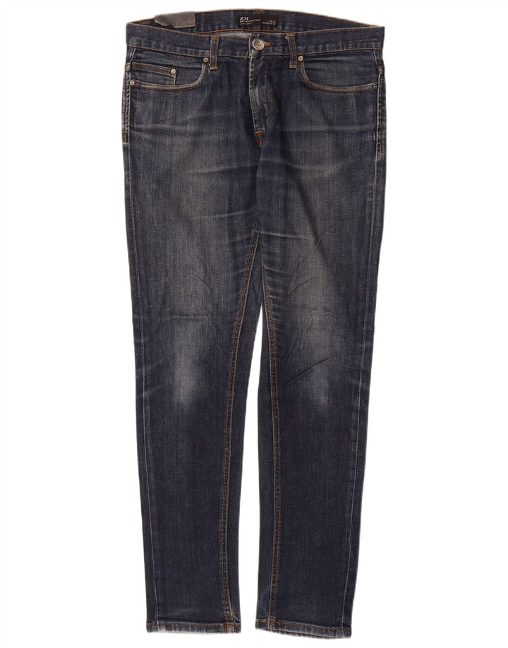 Zara Mens Slim Jeans EU 42 Large W32 L32 Blue