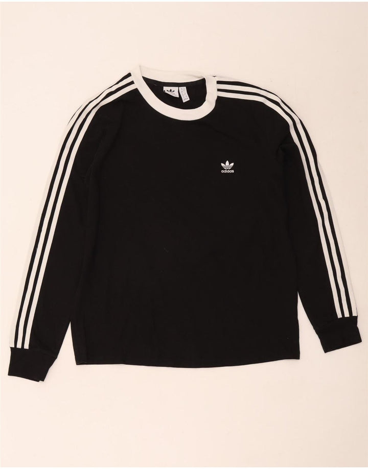 Adidas Womens Top Long Sleeve UK 16 Large Black