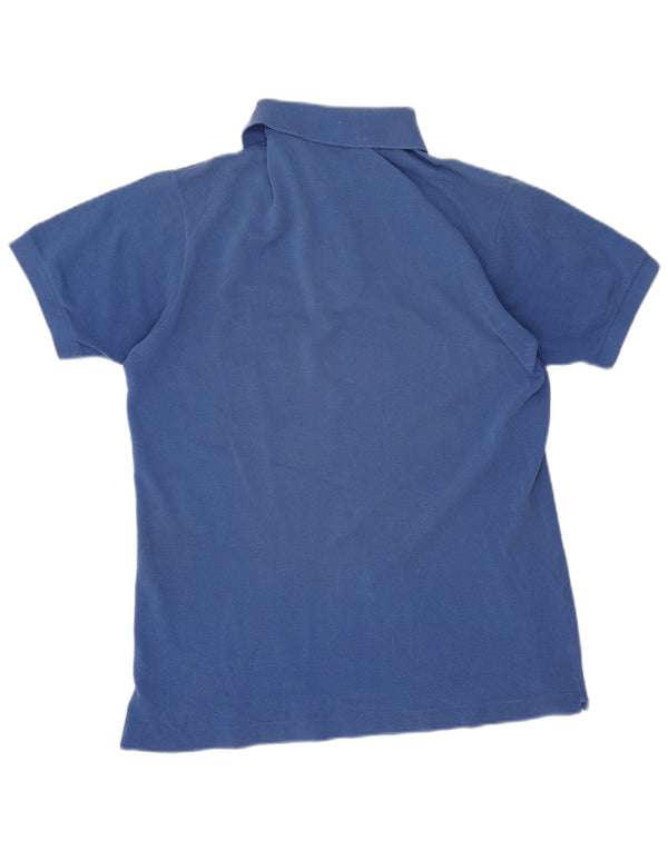 Lacoste Mens Polo Shirt Size 4 Medium Blue Cotton
