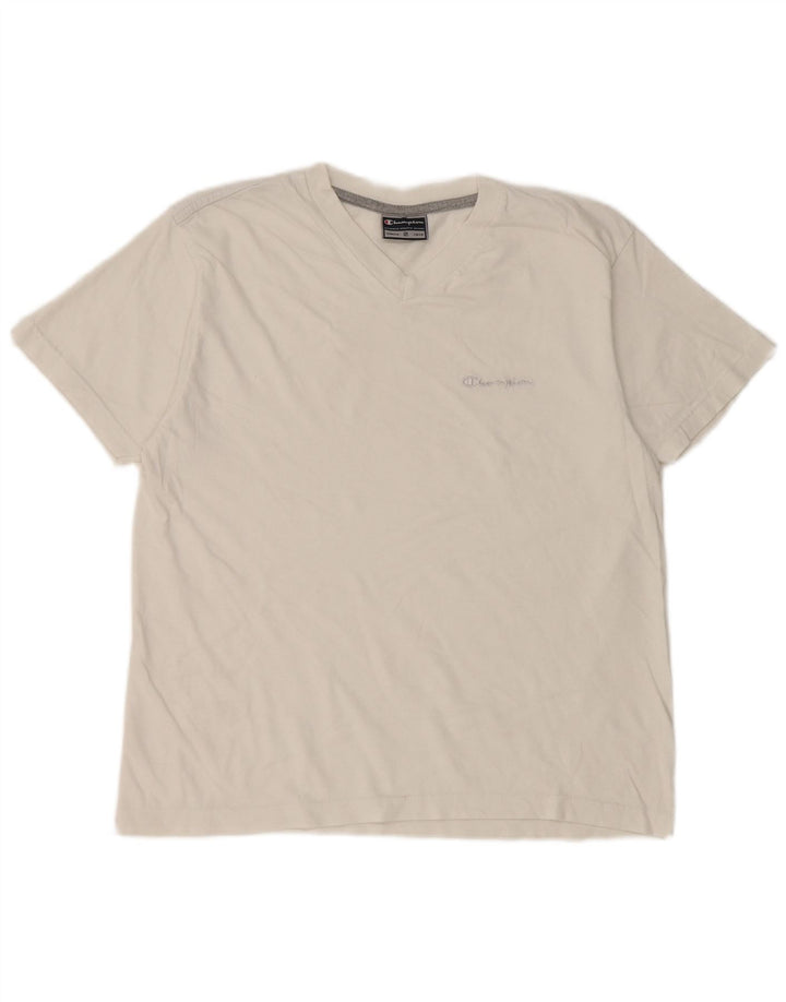 Champion Mens T-Shirt Top Small White