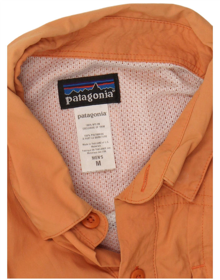 Patagonia Mens Shirt Medium Orange Nylon