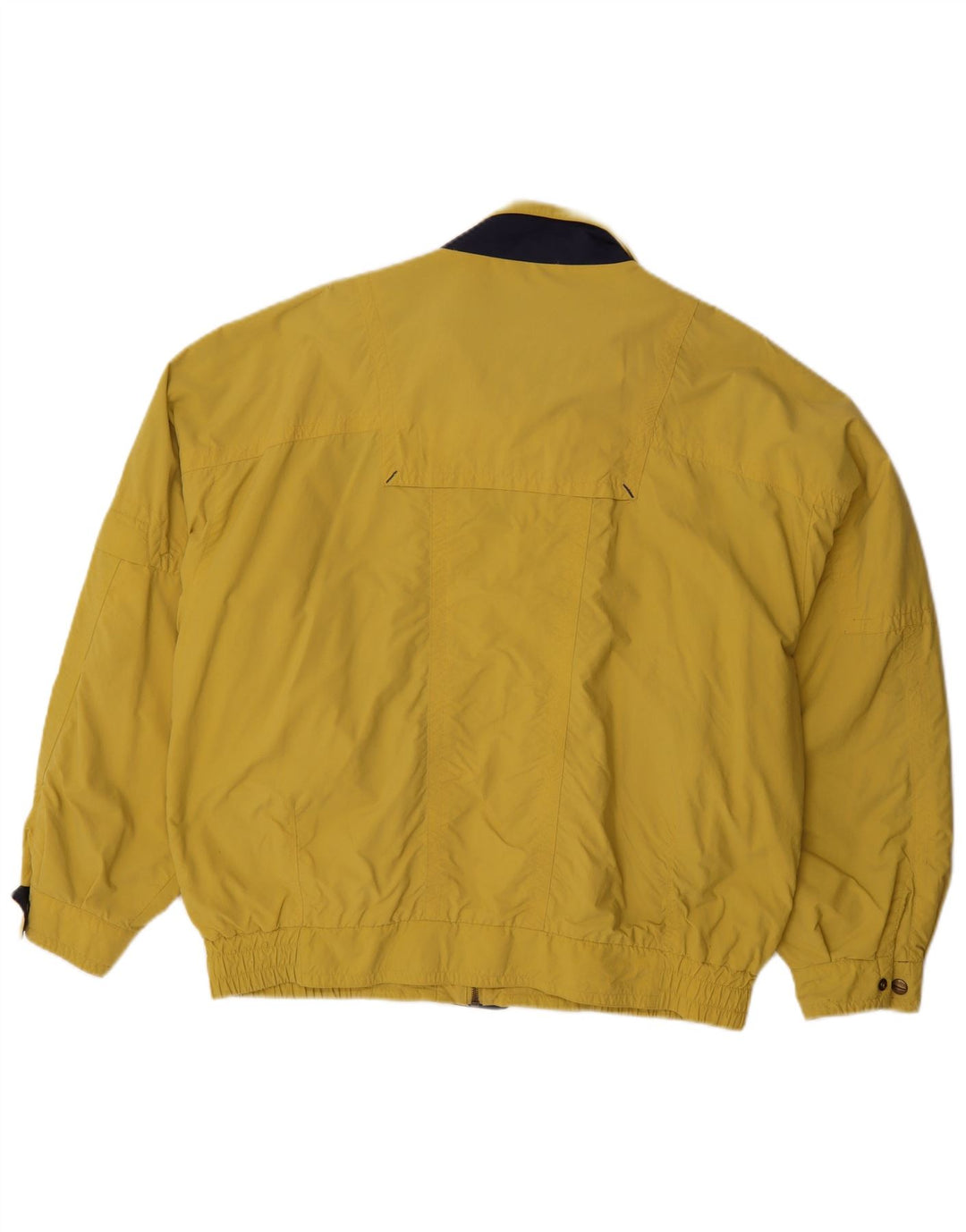 Vintage Mens Bomber Jacket IT 50 Large Yellow